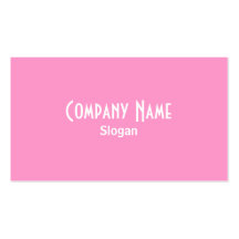 Pink Business Card
