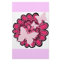 Pink Butterflies In Bloom! - Stationery