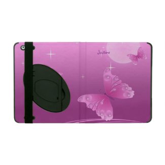 Pink Butterflies iPad Case