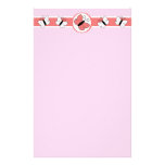 Pink Butterflies Stationery