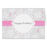 pink butterflies with hearts cards