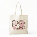 Pink Butterfly 2nd Birthday bags