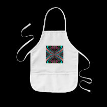 Pink Butterfly Apron