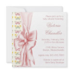 Pink Butterfly Baby Girl Butterfly Shower Personalized Invitations