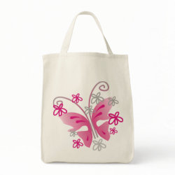 pink butterfly bag
