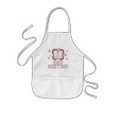 Pink Butterfly Big Sister Aprons