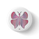 Pink Butterfly buttons by Geo_cgr Pink Butterfly buttons