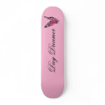 pink, butterfly, Day Dreamer Skateboards