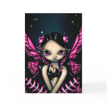 "Pink Butterfly Fairy" Greeting Card