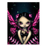 "Pink Butterfly Fairy" Postcard postcards