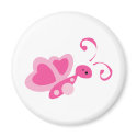 Pink Butterfly magnets by animalworld Pink Butterfly magnets