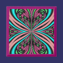 Pink Butterfly Magnet