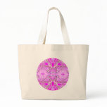 Pink Butterfly Mandala Tote Bags