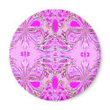 "Pink Butterfly Mandala" Magnet