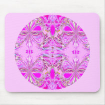 Pink Butterfly Mandala mousepads by Aquavel Pink Butterfly Mandala mousepads