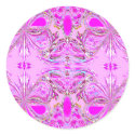 Pink Butterfly Mandala Stickers by Aquavel Pink Butterfly Mandala Stickers