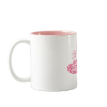 Pink Butterfly Mug