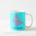 Pink Butterfly mugs by simena_salam Pink Butterfly mugs