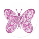 Pink butterfly n°1 Sticker