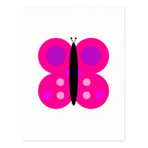 Pink Butterfly postcards