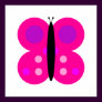 Pink Butterfly Posters