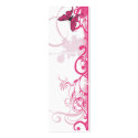 Pink butterfly Profile Card business cards