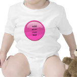 pink button tshirt
