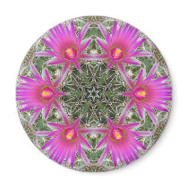 Pink Cactus Flower magnets
