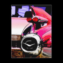 Pink Cadillac Postcard postcards