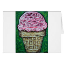 "Pink Cake Cone" cards