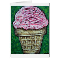 "Pink Cake Cone" cards