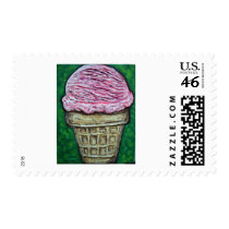 "Pink Cake Cone" stamps