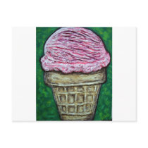 "Pink Cake Cone" postcards