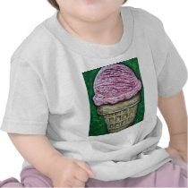 "Pink Cake Cone" t-shirts