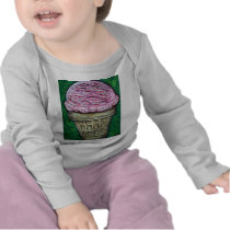 "Pink Cake Cone" t-shirts