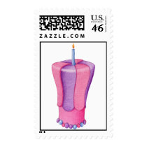 Pink Cake Flame Stamp by floatinglemons Pink Cake Flame Stamp