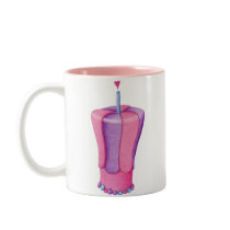 Pink Cake Heart Mug