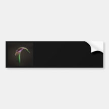 Pink calla lily bumper stickers