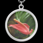 Pink Calla Lily Necklace