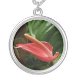 Pink Calla Lily Necklace