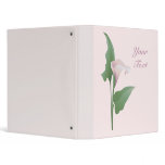 Pink Calla Lily Wedding Floral Binder