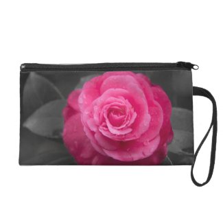 Pink Camellia Flower Bagettes Bag