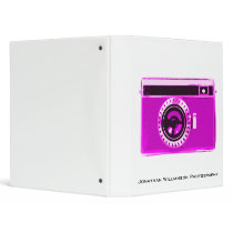 Pink Camera Photography Business Binder