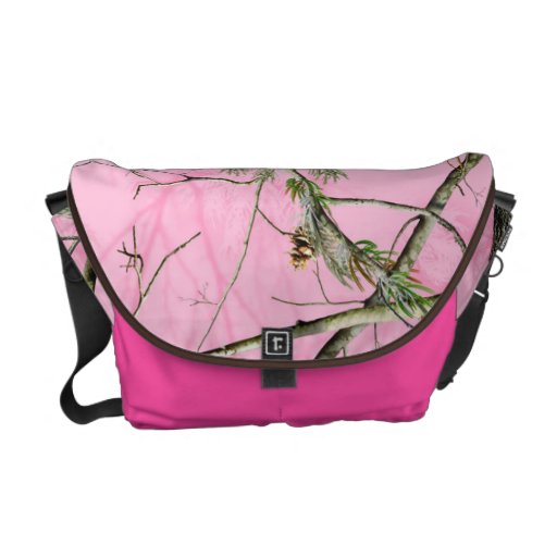 Pink Camo Camouflage Hunting Girl Bag Tote Purse Messenger Bag | Zazzle