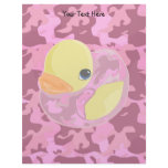 Pink Camo Ducky Custom Letterhead