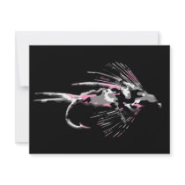 PINK CAMO FLY invitations