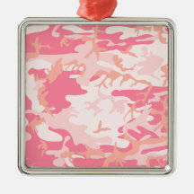 Pink Camo - Girly Camo Ornaments