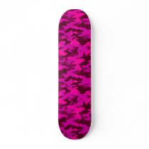 Pink Camo Skateboard