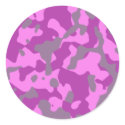 Pink Camo Sticker