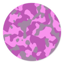 Pink Camo Sticker by turtle53322 Pink Camo Sticker
